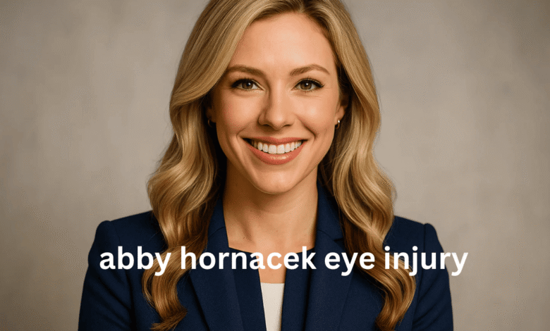 abby hornacek eye injury